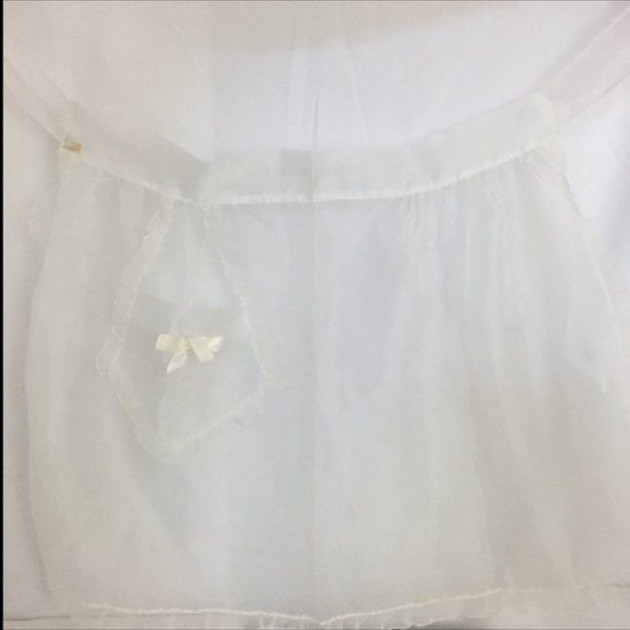 Apron White From The 50's SKU 000324-1 - Picture 1 of 2